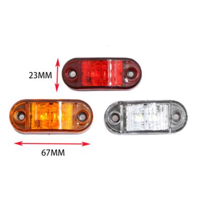 China Clearance woodoo light flux led 12volt 30v LED Vehicle Bus Trailer Truck Truck Side Marker Lamp Red Yellow for sale