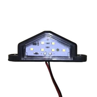 China Pc+led WooDoo 12v 24v factory price license plate light lamp for trucks trailer bus for sale