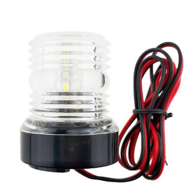 China White 12V Boat 360 Degree Signal All Round Navigation LED Anchor Light For Boat Marine With Surface Mount for sale