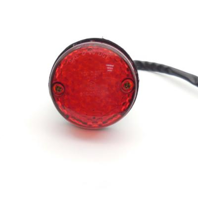 China Motocycle Motorcycle Rear Light For Electric Bicycle Tail Light 2013B Round Tail Light 12V for sale