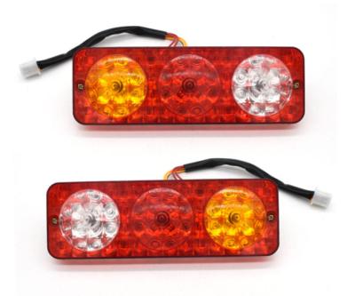 China ABS/Metal cheap price electro-tricycle LED tail light tricycle tail light bulb type hot sale in Vietnam Thailand 12V 48V 60V for sale