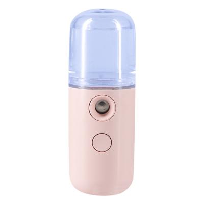 China Moisturizer Hydrating Skin Care USB Humidifier Diffuser Nano Facial Mist Sprayer 30ml Mini Facial Steamer On Hot Sale for sale