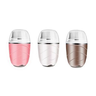 China Custom Multifunctional Manual Equipment Silicone IPX7 Waterproof Beauty Skin Care Acne Treatment Logo Facial Cleansing Brush for sale