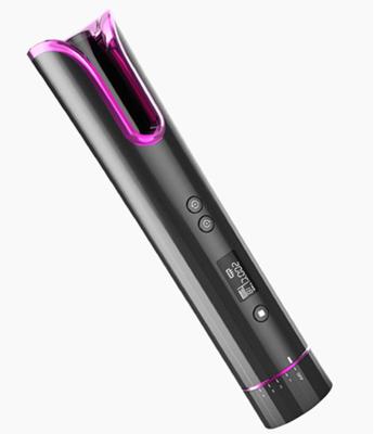 China For New Home Use Electric Magic Wand Styling Ceramic Hair Hesitate Automatic Rechargeable Hair Curler for sale