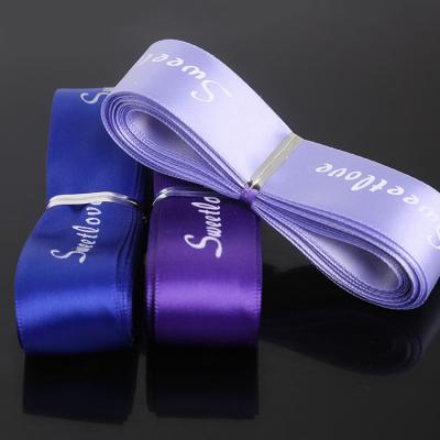 China Direct Factory Price Polyester Viable Nylon Stain Belt Webbing Silk Ribbon Printing Tape Garment Accessories for sale