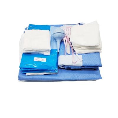 China Sterilizable Medical Obstetrical Surgery Kit Disposable Natural Labor Delivery Disposable and EO Drape Pack for sale