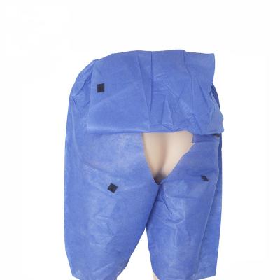 China Disposable Hospital Colonoscopy Examination Shorts Disposable Nonwoven Examination Pants For Colonoscopy for sale