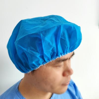 China Disposable Non-woven Inflatable Nurse Surgical Hat Non-sterilizable Disposable Medical Surgical Cap for sale