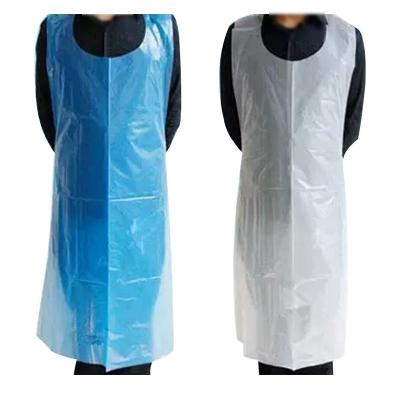 China Medical Disposable Medical Apron Customized Waterproof PE Apron for sale