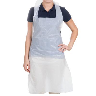 China Wholesale Custom Cheap Adult Disposable Cpe Waterproof Disposable Medical Aprons With Sleeveless for sale