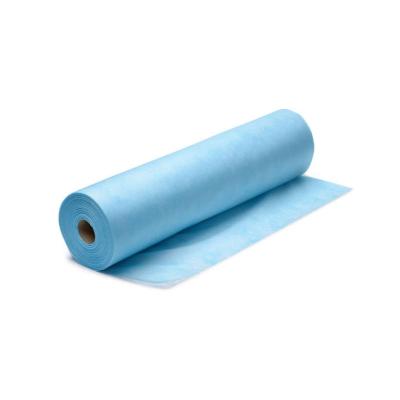 China Anti-static Hot Selling Waterproof Non Woven Disposable Hospital Bed Sheets Fabric Roll for sale