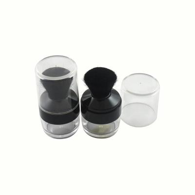 China Recycled Mineral Materials TM-P1201 Powder Jar With Powder Brush 25ml for sale