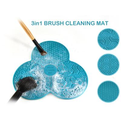 China Hot Selling TPR Make Up Tools Makeup Brush Cleaning Material Custom Reusable Carpet TPR Brush Cleaner Remover for sale