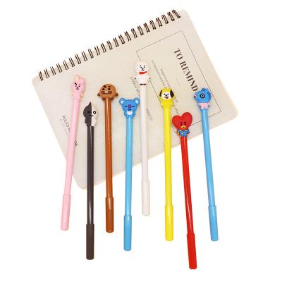 China Amazon Normal Hot Gel Kids Gift Cartoon Ballpoint Pen for sale