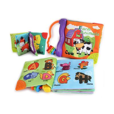 China Children Learn Baby Toy Cloth Book Educational Soft Cloth Book for sale