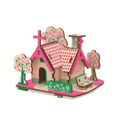 China Educational Happy 3d Puzzle Toy 3d Large Jigsaw Puzzle Wooden 3d Puzzle For Adults for sale