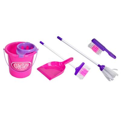 China Hot Selling Custom Made Pink Girls' Game Cleaning Tool Kit Good Quality Children's Play House for sale