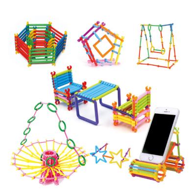 China Safety / Non-toxic Interesting Children Play Set Building Blocks Magnet Stick Toy Building Block Magic Toys for sale