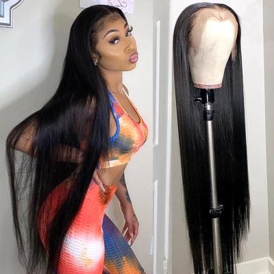 China Hot Selling 13x4/13x6 Straight Lace Front Human Hair Wigs 360 Lace Frontal Wigs 100% Indian Raw Hair Full Lace Wigs For Women for sale