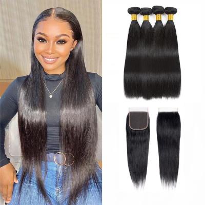 China Custom Logo Cheap Brazilian Peruvian Hair 10a 12a Silky Straight Hair Bone Wave 100% Cuticle Straight Cuticle Aligned Hair Bundles for sale