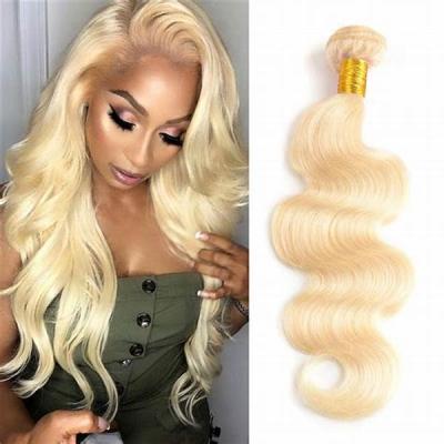 China Raw Unprocessed Body Wave Hair Bundle 12a Blonde 613 South Indian Virgin South Indian Cuticle Aligned Hair Bundles Extensions for sale