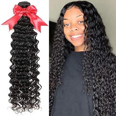 China Deep Wave Vendor Raw Unprocessed Vietnamese Hair Bundles Virgin Hair Bundles With Lace Closure Deep Curly Wave Bundles for sale