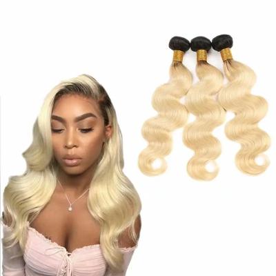 China Hot Selling Body Wave Body Wave Hair Bundles With Closure 1B 613 Indian Hair Bundles For Women Colored Remy Hair Extensions Raw for sale