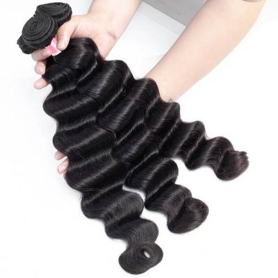 China LOOSE DEEP WAVE Cheap Virgin Hair Extensions With Frontal And Long Loose Deep Wave Hair Extension Bundles,Indian Hair Cheap Remy Hair Extensions for sale