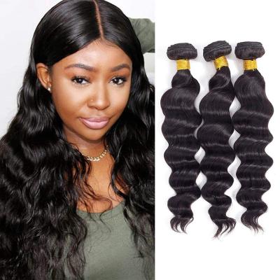 China LOOSE DEEP WAVE 26inch Human Hair Bundles 4 Bundles Deep Wave Loose Tight Curly Brazilian Peruvian Human Hair Weave Bundles for sale