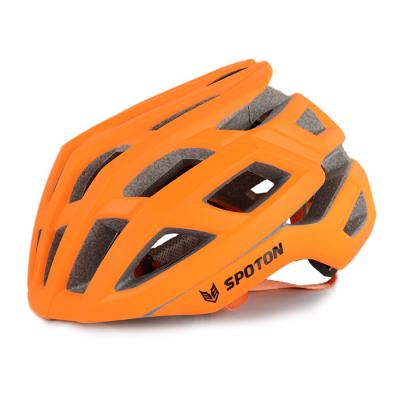 China Customized Fashionable Cool Road Bike Helmets Sport Orange For Adult for sale