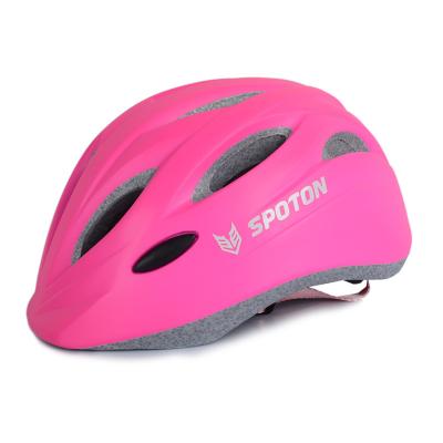 China Lovely Fashion Kids Bike Helmet Cute Pink Yellow High Density EPS Foam for sale