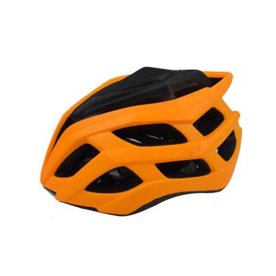 China Safety Road Bike Yellow Bicycle Helmet Bug Net Lining CPSC approval for sale