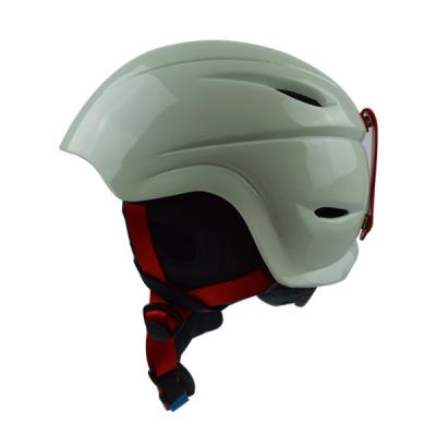 China White Children Ski Helmets Black EPS PC Outer Shell Offset Printing for sale