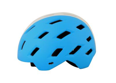 China Gray and blue safety bike riding helmets 58cm-61cm l size 220-230g / pc for sale