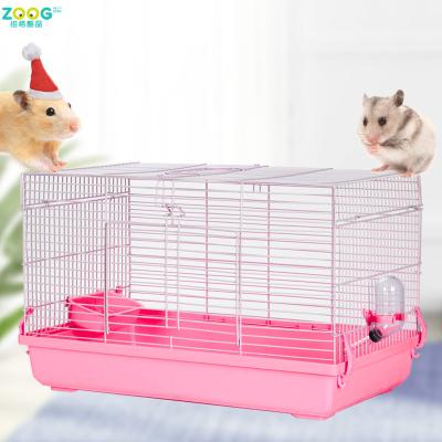 China Viable Syrian Hamster Guinea Pig Wire Hamster Cage 60*35*33cm BR-60 for sale