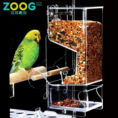 China Automatic Automatic Bird Feeder Acrylic Bird Feeder for sale