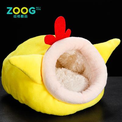 China Small Viable Warm Soft Cotton Pet Rabbit Rat Hamster Guinea Pig Bed House Sleeping Nest for sale