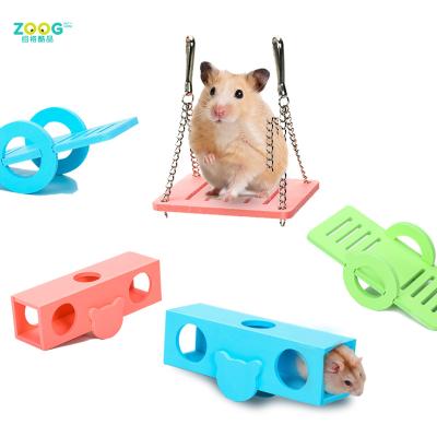 China Zoog Sustainable Hamster Hammock Wholesale Multicolor Pet Toy Swing Best Prices for sale