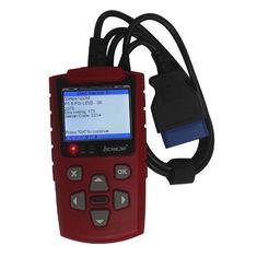 China Red IScancar OBDII EOBD Cars Trouble Code Scanner English Edition With Coding control for sale