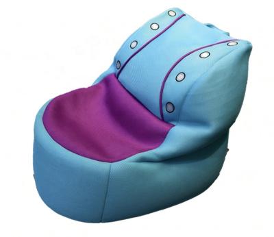 China New Design Fashionable Cotton Canvas Shape Outdoor Lounger Bean Bags Covers For Kids for sale