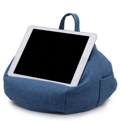 China (Other) Tech Cushion iPad Pillow Stand Adjustable eReader Kindle Holder Fabric Bean Bags for sale