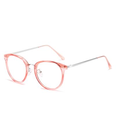 China Unisex Ultralight Transparent Blue Glasses TR90 Glasses Fashion Anti Optical for sale