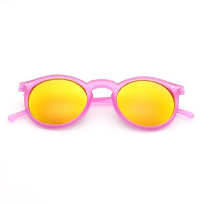 China Retro Fashion Sunglasses Round Lens Wholesale Matte Sunglasses Women's Plastic Sunglasses Mirror UV400 for sale