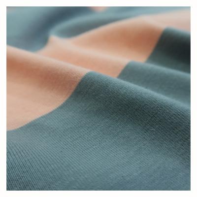 China Breathable 91%cotton 9%spandex knitted fabric knitting plain jersey for sale