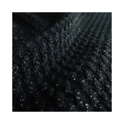 China China professional production of cheap high quality luminous silk polyester fiber thermal 35% 63% acrylic fiber loop fabric knitted for sale