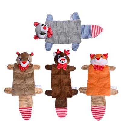 China Viable Bear High Quality Squeaky Plush Chew Dog Pet Toy Set for sale