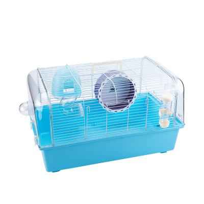 China Breathable Small Animal Pet Cage For Hamster , Deluxe Two Tier Tunnel Hamster Cage for sale