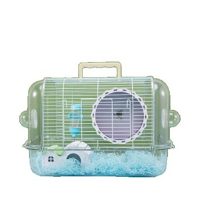 China Breathable Small Pet Cage Hamster Animal Cage Small Plastic Fashion Luxury for sale