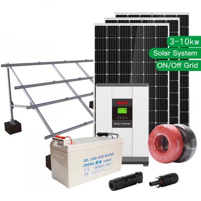 China Home 1kw 2kw 3kw 4kw 8kw15kw 20kw Off Grid Solar Power Panel System For Home for sale