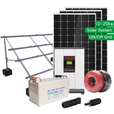 China Home Solar Energy System 3Kw 5Kw 8Kw 10Kw 20Kw 30Kw Best Solar Light House Roof Complete Solution for sale